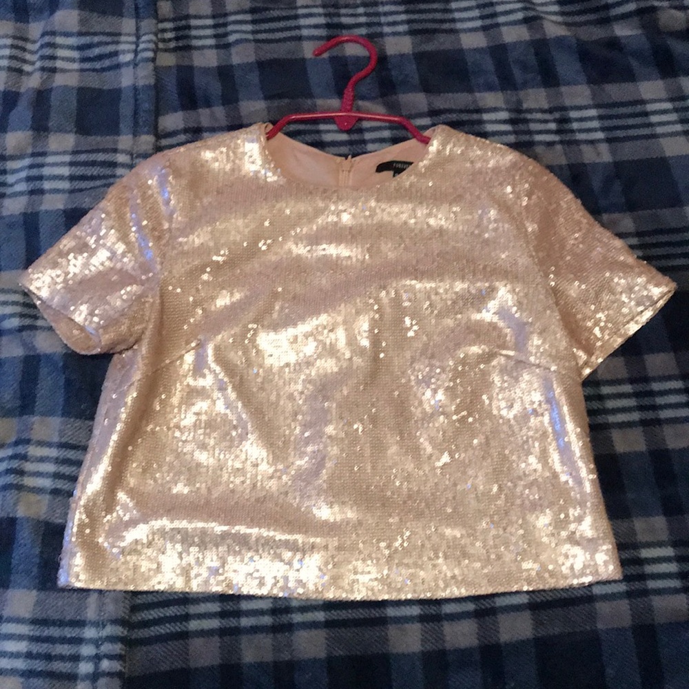 Gold Sequin Top